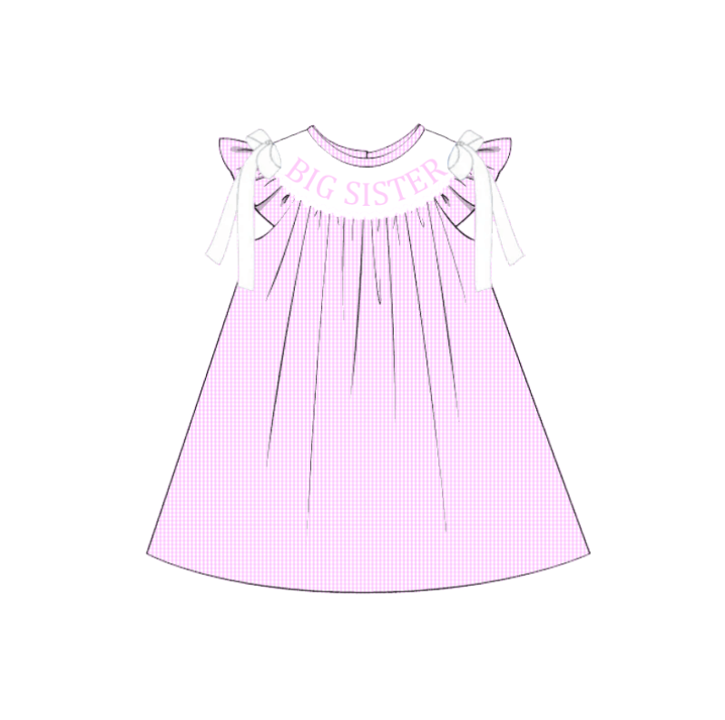 （Pre Order）Siblings Spring&Summer Embroidery Smocked Dress,Set&Romper