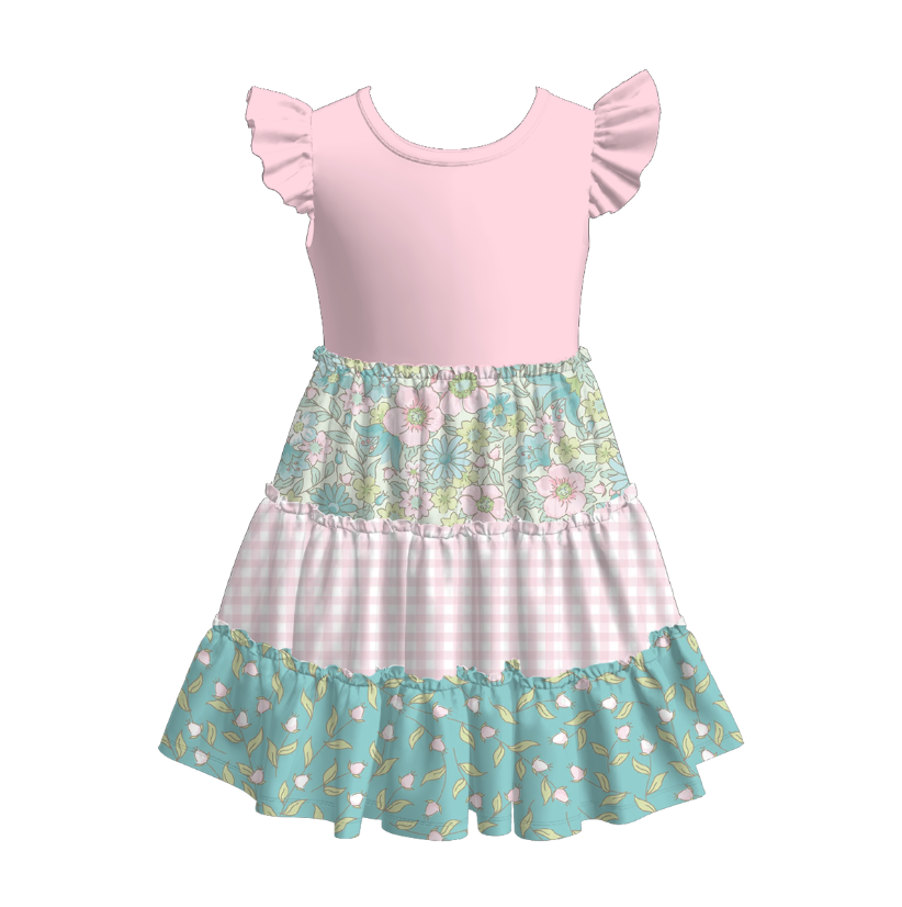 （Pre Order）Family Spring&Summer Floral Print Dress&Romper