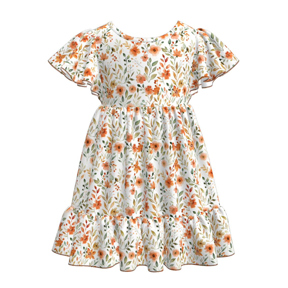 （Pre Order）Mommy and Me Spring＆Summer Floral Print Dress