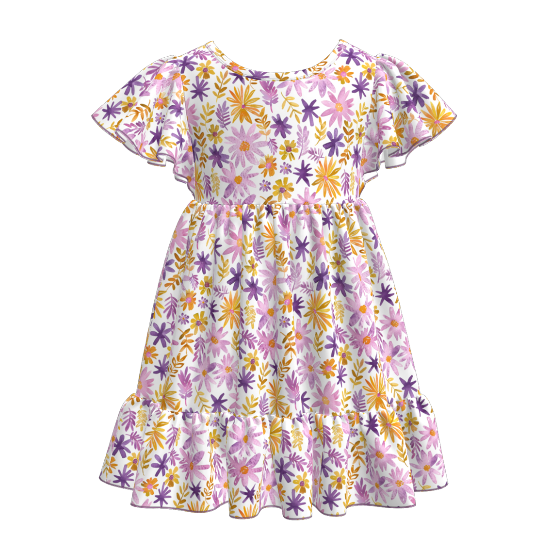 （Pre Order）Mommy and Me Spring＆Summer Floral Print Dress