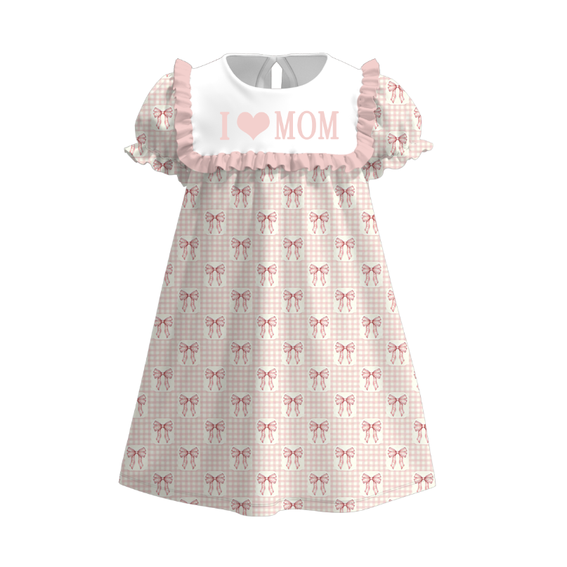（Pre Order）Siblings Spring&Summer I♥MOM Embroidery Dress&Romper