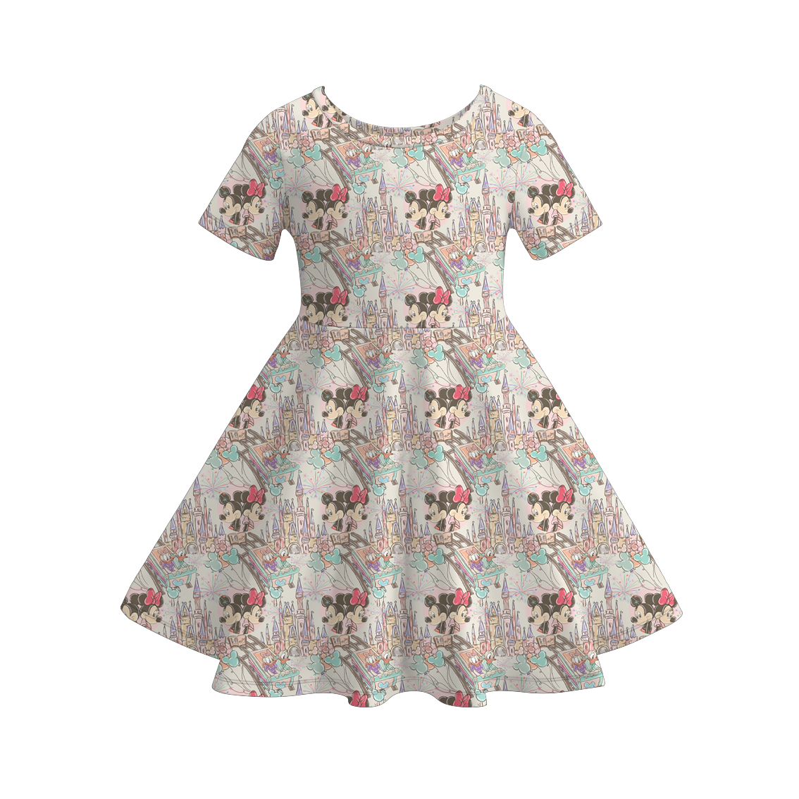 （Pre Order）Sisters Spring&Summer Magical World Print Dress,Set&Romper