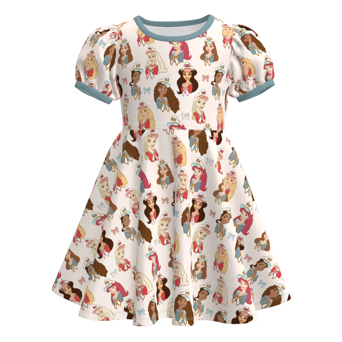 （Pre Order）Sisters Spring&Summer Princess Print Dress,Set
