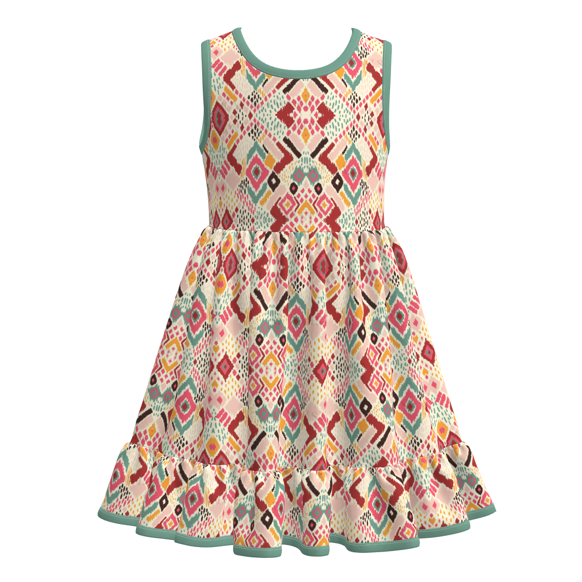 （Pre Order）Siblings Spring&Summer Print Four-way Stretch Shirt&Dress