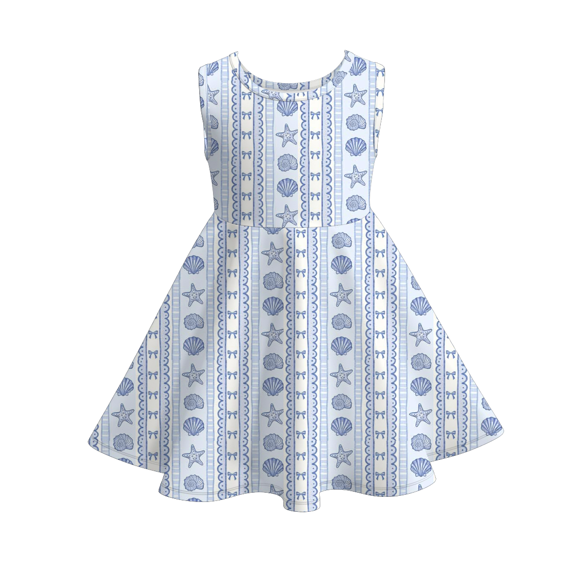 （Pre Order+Prepack Zone）Sisters Seaside Print Dress,Set&Romper