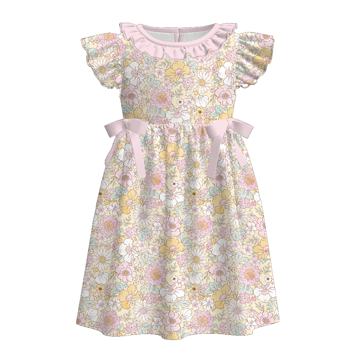 （Pre Order+Prepack Zone）Sisters Floral Print Dress,Set&Romper