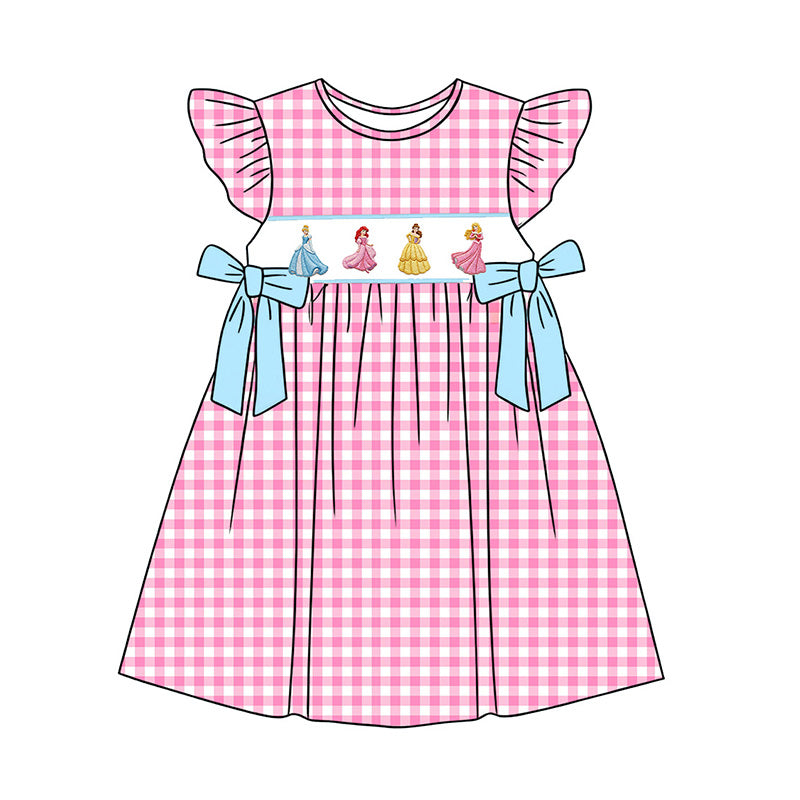 （Pre Order）Sisters Spring&Summer Princess Embroidery Smocked Dress,Set&Romper