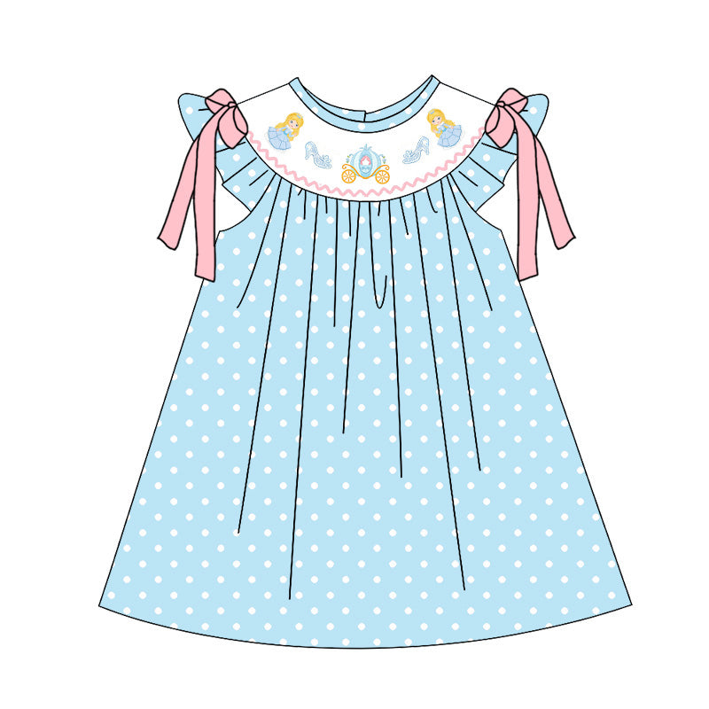 （Pre Order）Sisters Spring&Summer Princess Embroidery Smocked Dress,Set&Romper