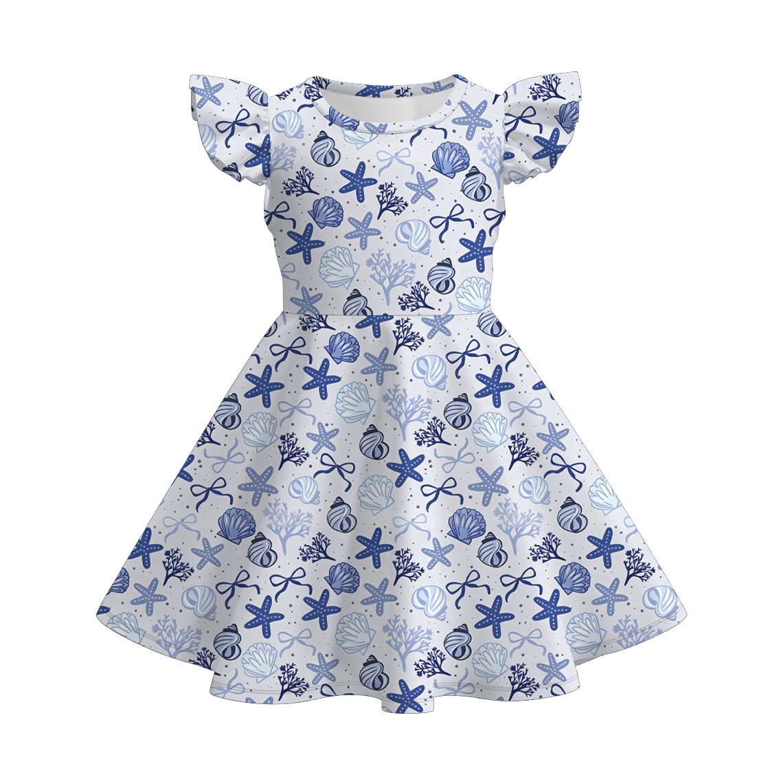 （Pre Order+Prepack Zone）Girls Spring&Summer Print Dress