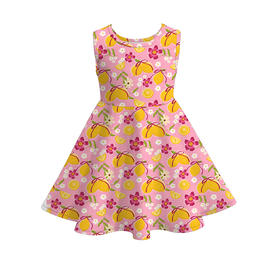 （Pre Order+Prepack Zone）Girls Spring&Summer Print Dress