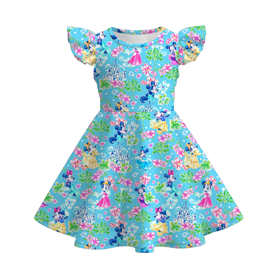 （Pre Order+Prepack Zone）Family Spring&Summer Print Dress（Mix Size）
