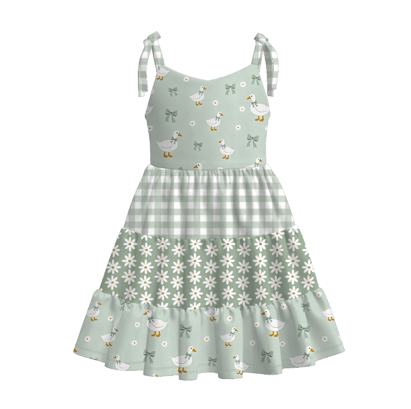 （Pre Order+Prepack Zone）Girls Summer Floral&Fruit Print Slip Dress（Mix Size）