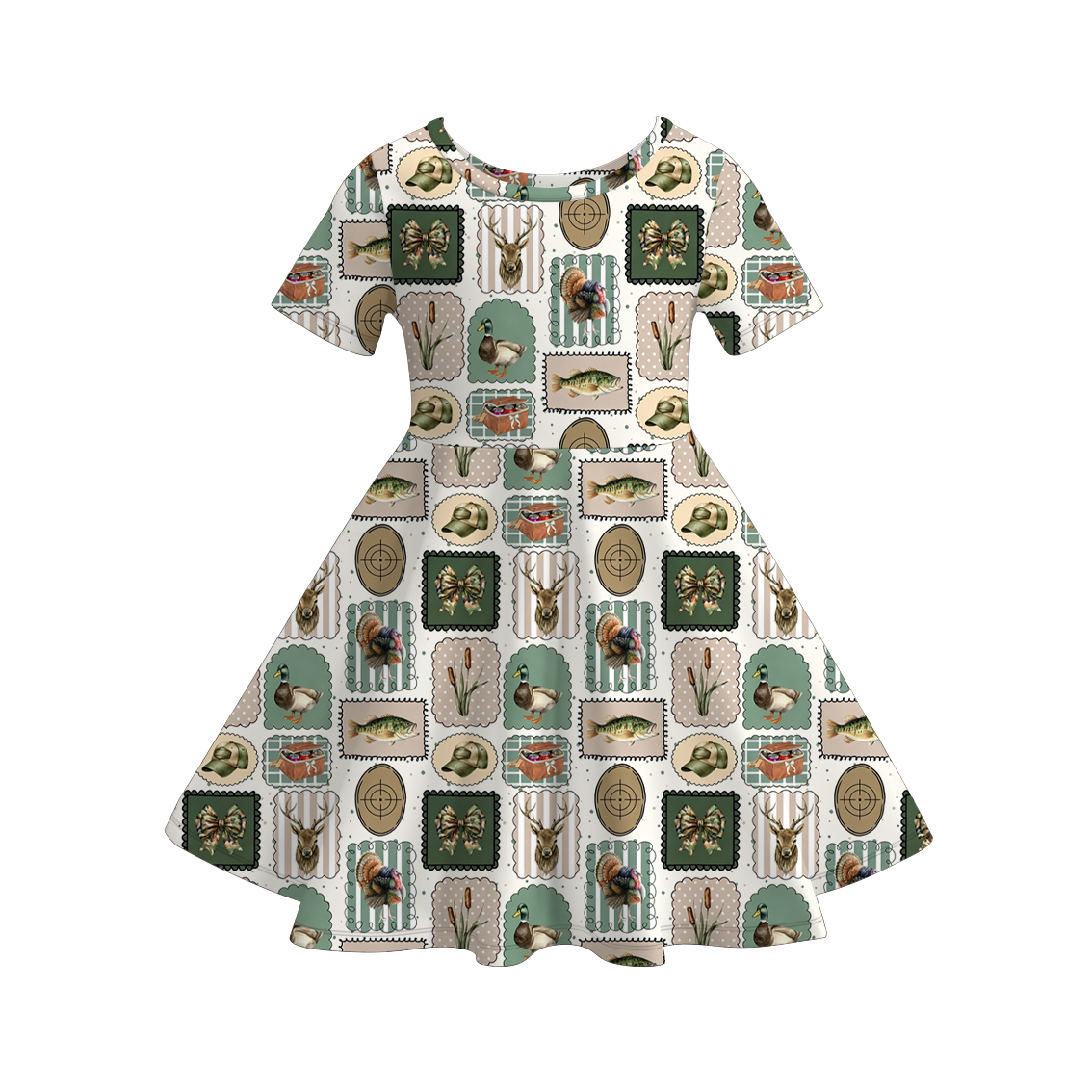 （Pre Order+Prepack Zone）Siblings Fall Print Dress,Set&Romper
