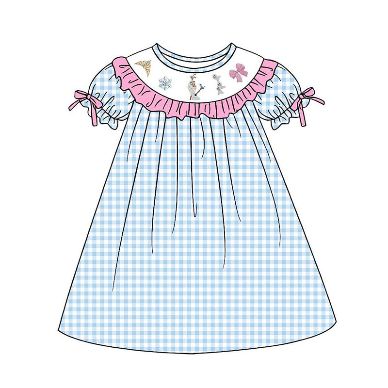 （Weekly Pre-Order）Girls Princess Embroidery Smocked Dress&Romper（Ends Wednesday）