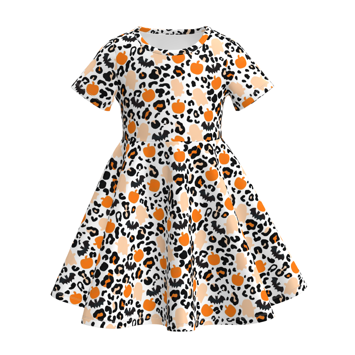 （Pre Order）Girls Halloween Print Dress