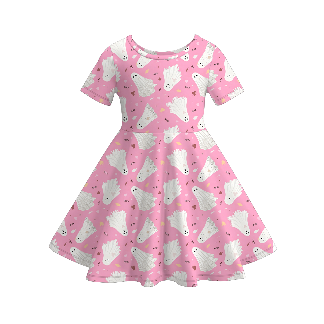 （Pre Order）Girls Halloween Print Dress