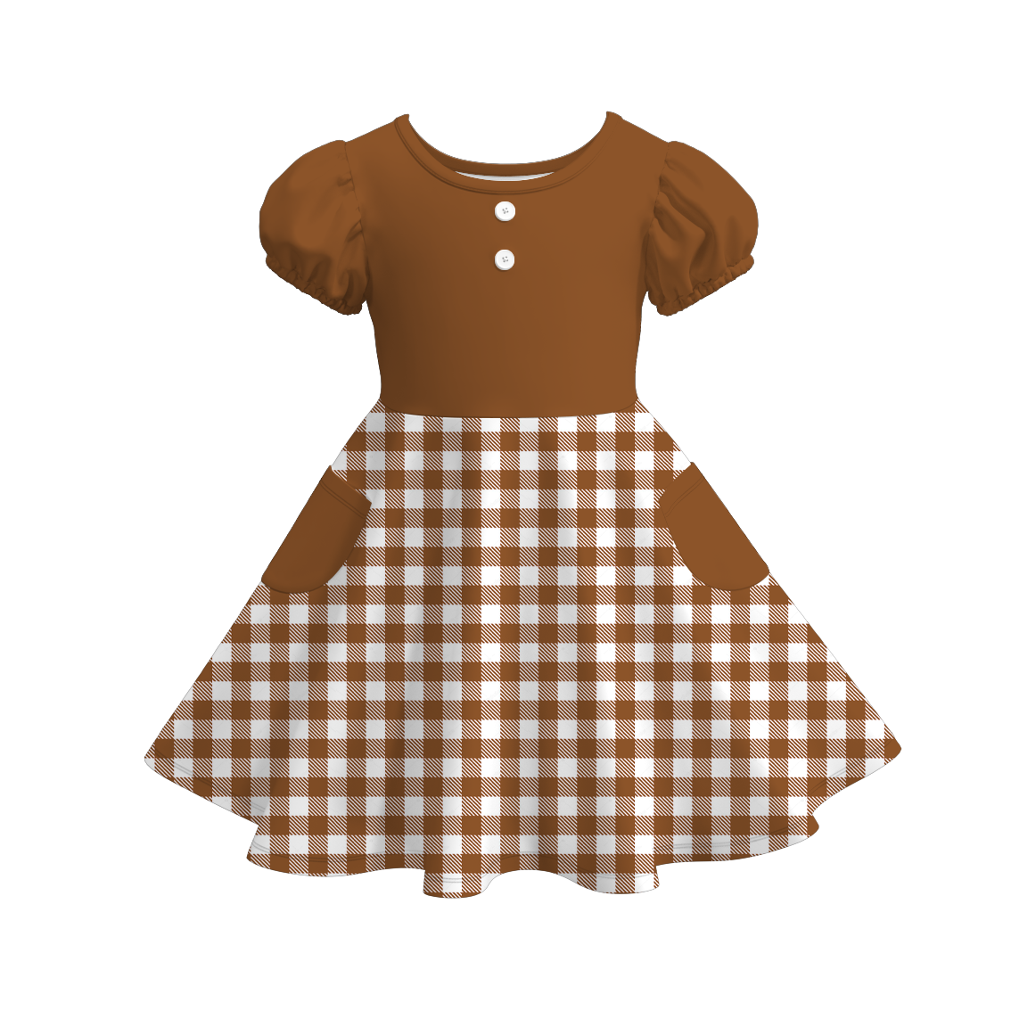 （Pre Order）Girls Fall Duck Print Dress
