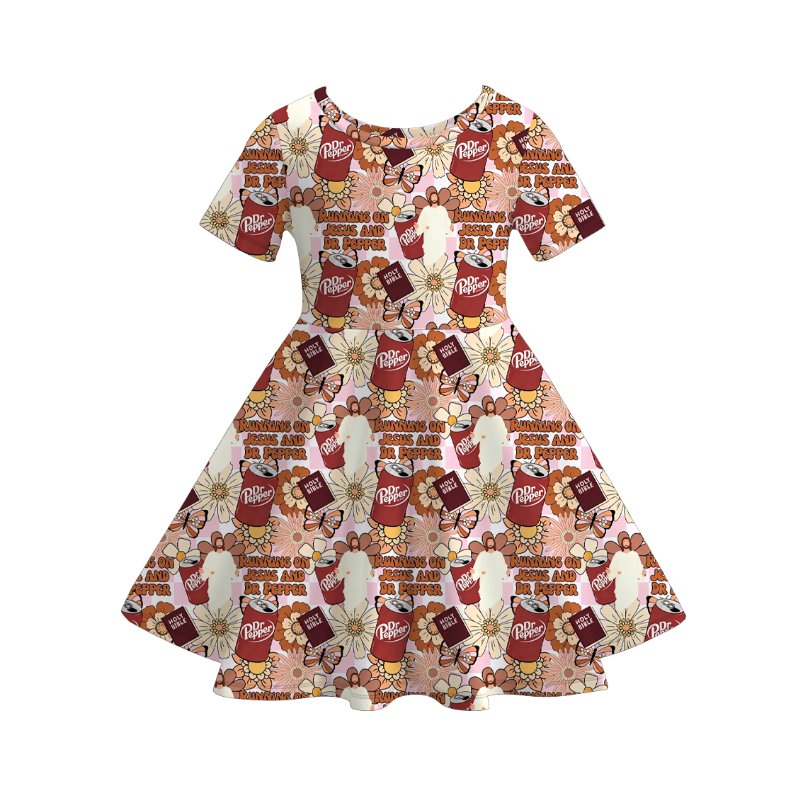 （Pre Order）Family Fall Print Dress&Top