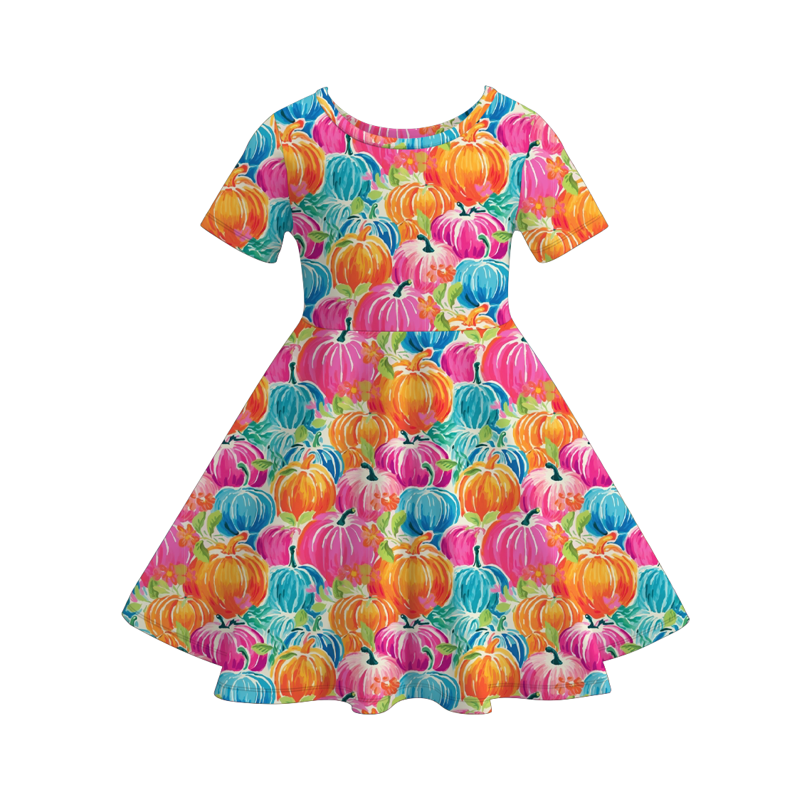 （Weekly Pre-Order）Girls Halloween Print Dress（Ends 8.16）