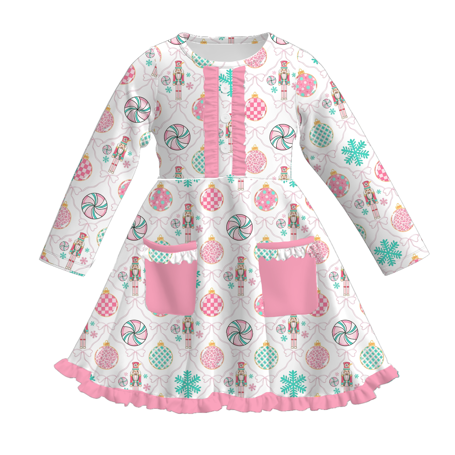 （Pre Order）Sisters Christmas Print Dress&Jumpsuit