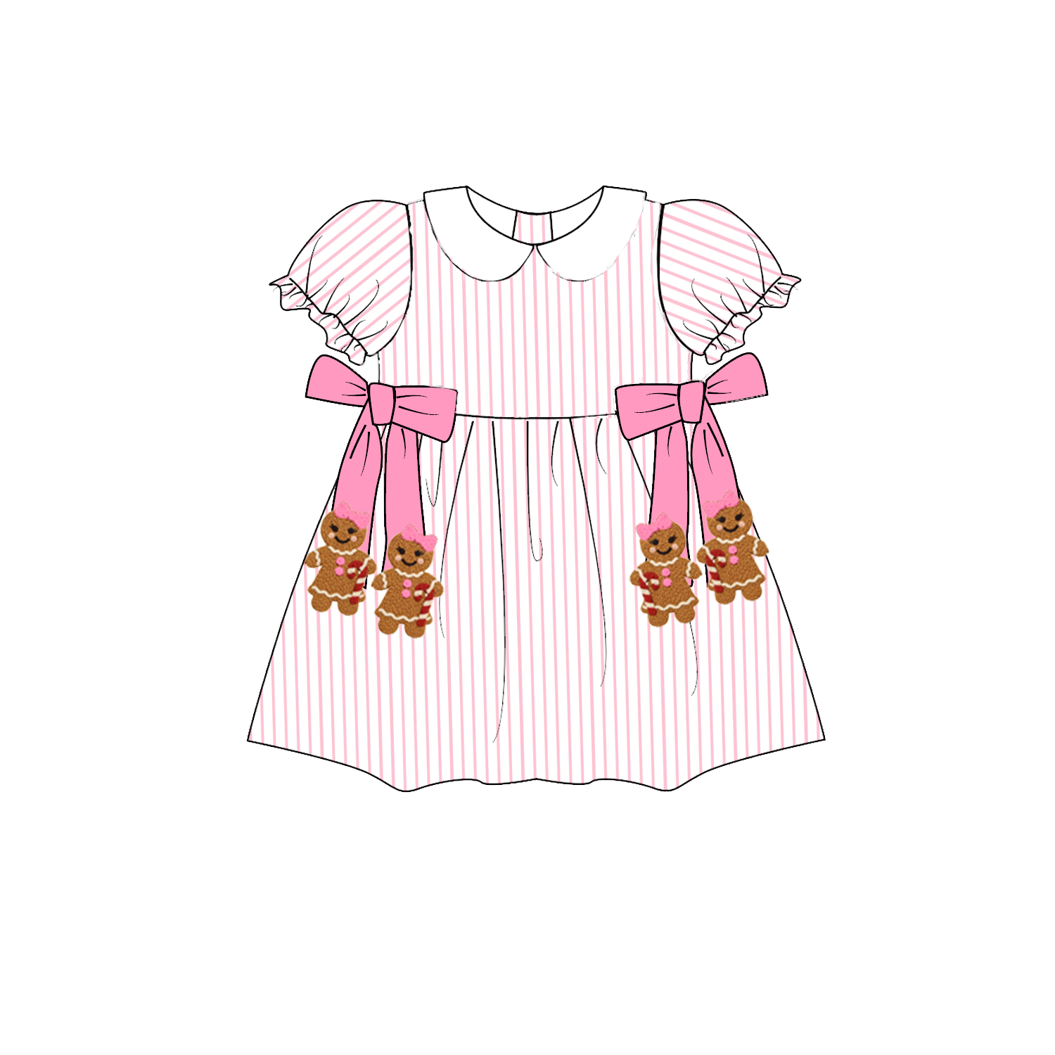 （Weekly Pre-Order）Sisters Christmas Embroidery Dress,Scallop Set&Romper（Ends 9.6）