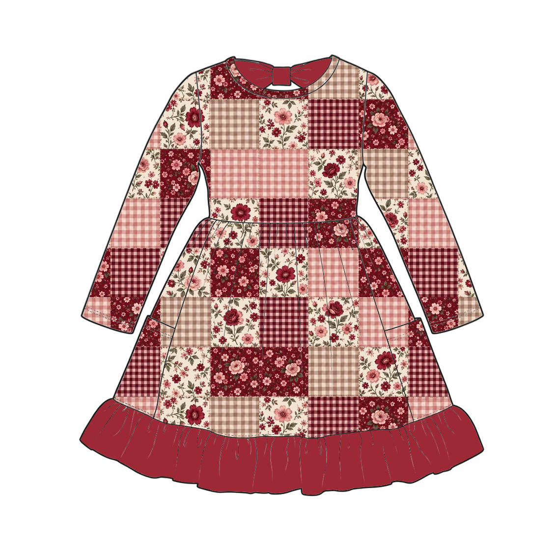 （Weekly Pre-Order）Family Fall Floral Print Dress,Set&Romper（Ends 10.11）