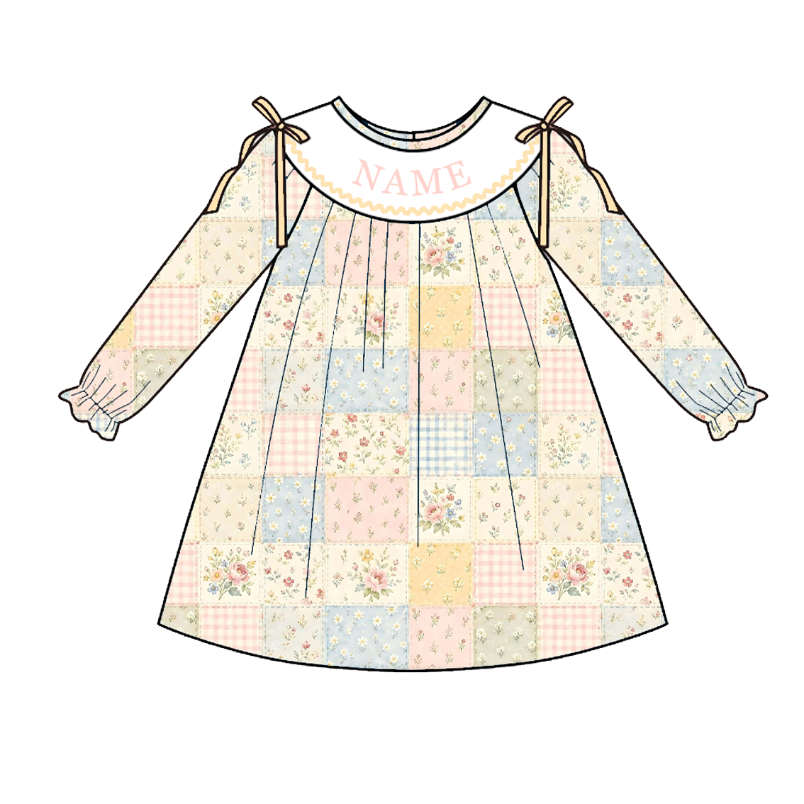 （Weekly Pre-Order）Sisters Spring&Summer DADDYS GIRL Embroidery Smocked Dress,Set&Romper（Ends 10.28）