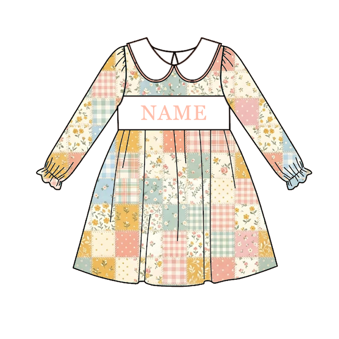 （Weekly Pre-Order）Sisters Spring&Summer Floral Embroidery Smocked Dress,Set&Romper（Ends 10.28）