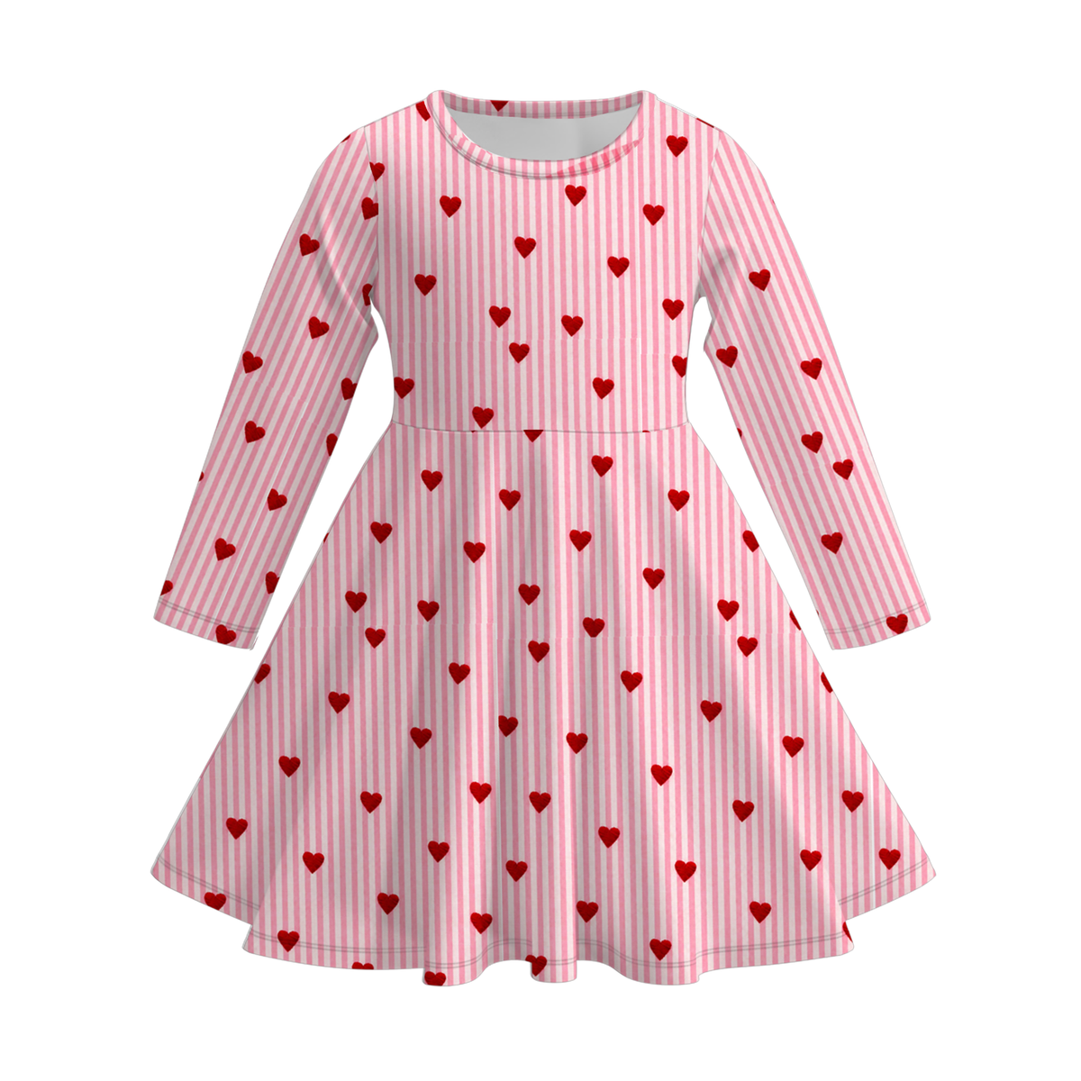 （Weekly Pre-Order）Girls Valentine's Day Print Dress,Set&Jumpsuit（Ends 11.8）