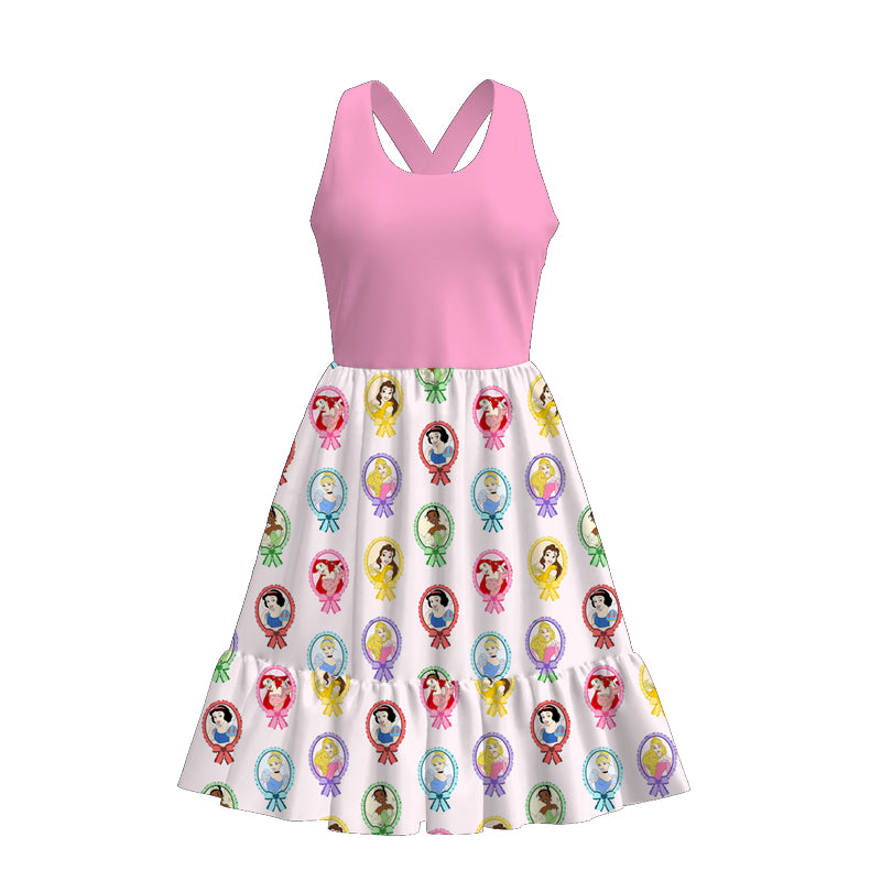 （Pre Order）Mommy and Me Spring＆Summer Princess Print Dress