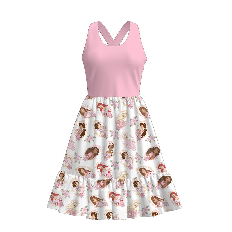 （Pre Order）Mommy and Me Spring＆Summer Princess Print Dress