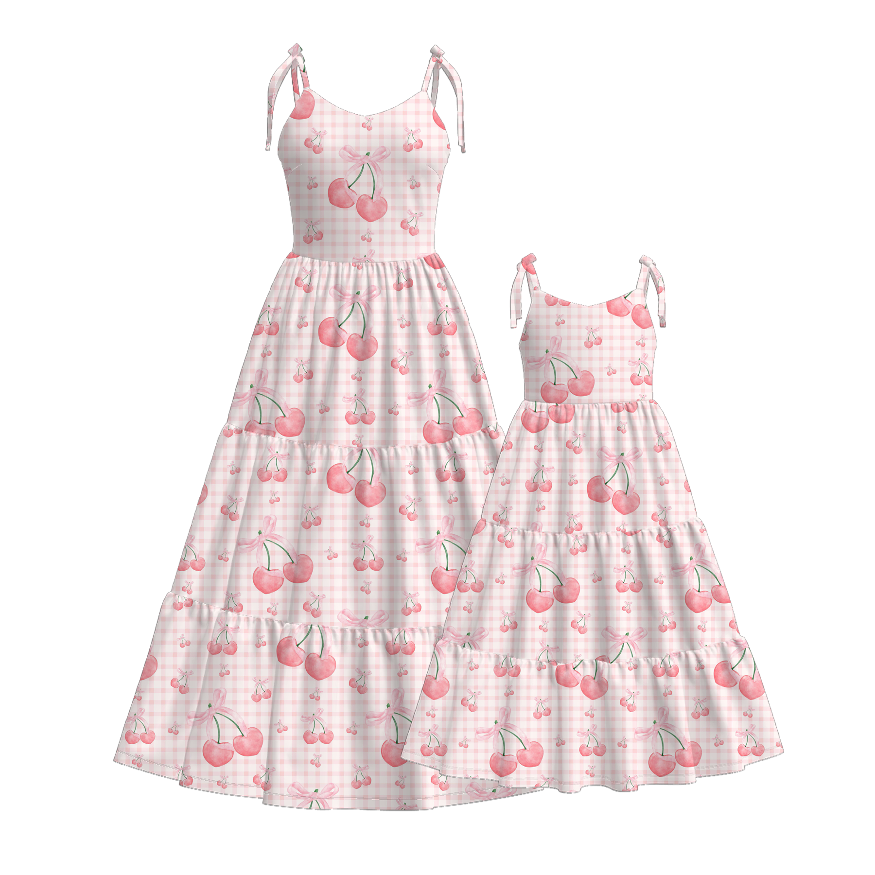 （Pre Order）Mommy and Me Spring＆Summer Floral Print MAXI Dress