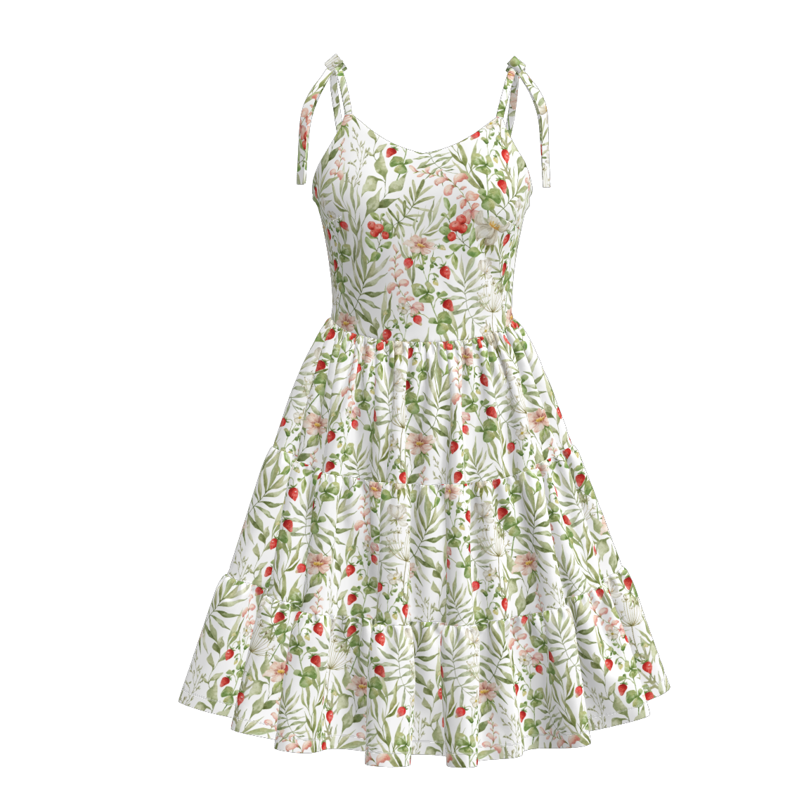 （Pre Order）Mommy and Me Spring＆Summer Floral Print Slip Dress