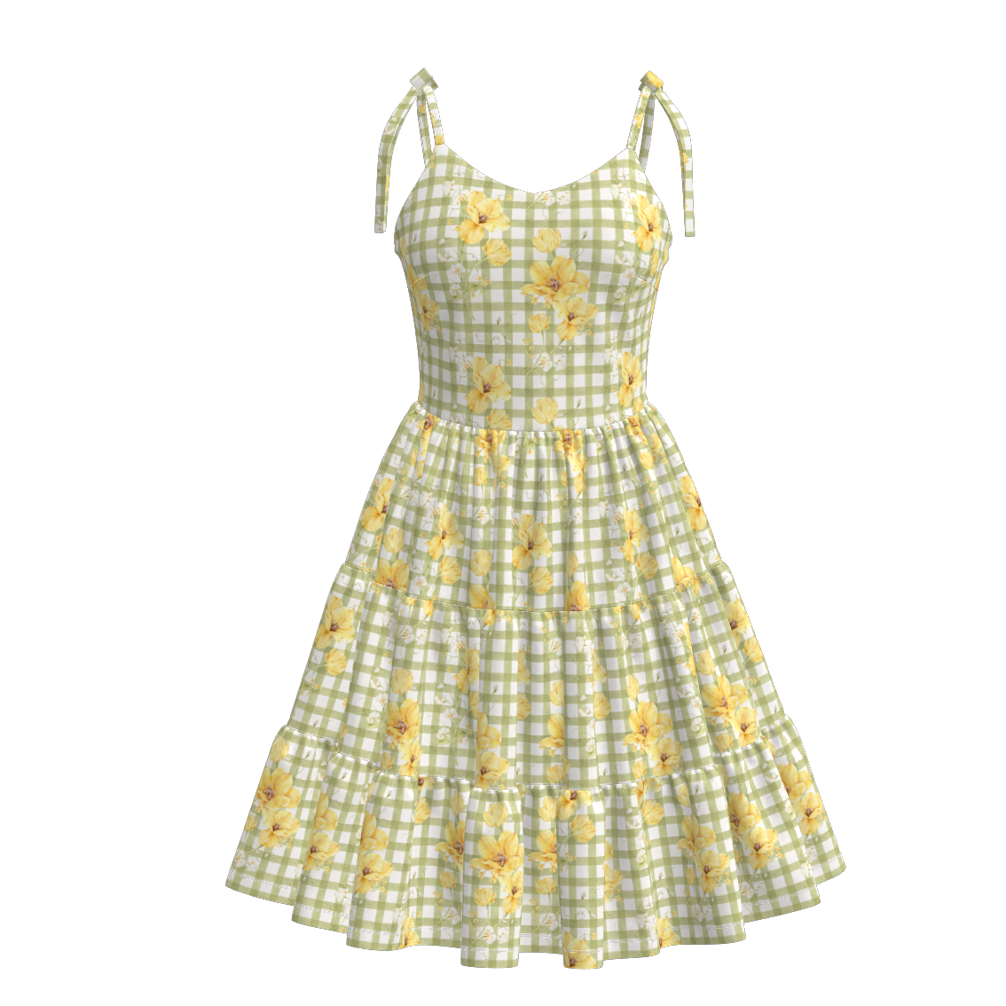 （Pre Order）Mommy and Me Spring＆Summer Floral Print Slip Dress