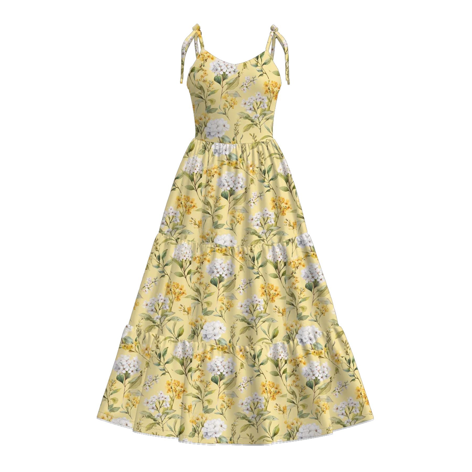 （Pre Order）Mommy＆Me Spring and Summer Floral Print MAXI Dress