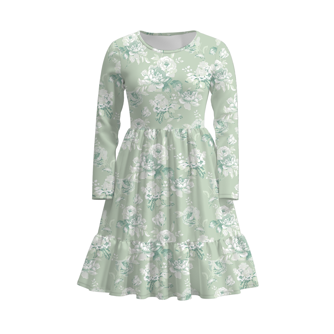 （Pre Order）Family Fall Floral Print Dress,Set＆Romper