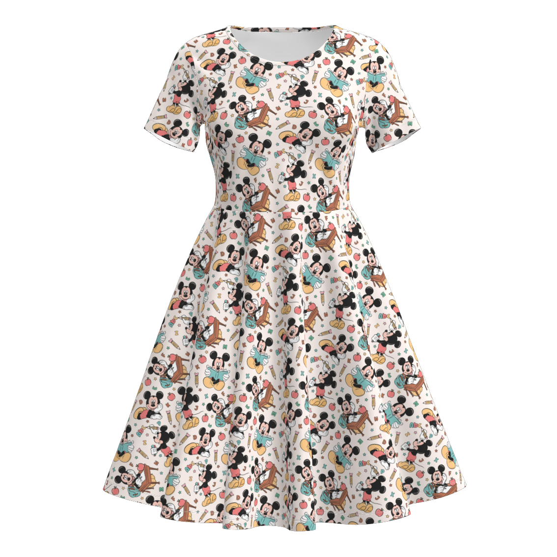 （Pre Order）Adults Summer Cartoon Print Dress&Top