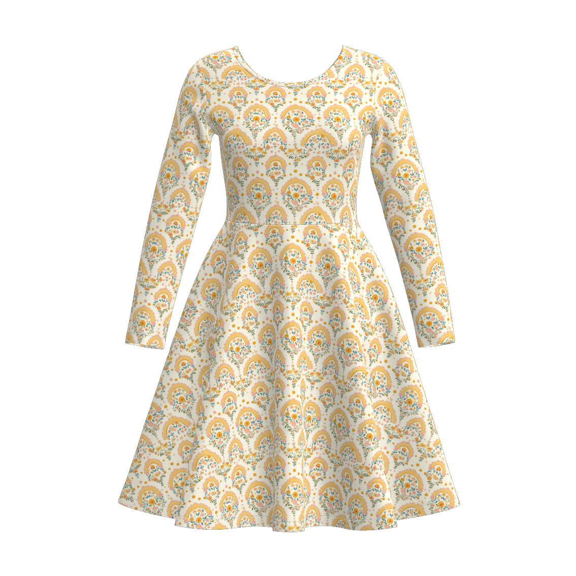 （Pre Order）Family Christmas Floral Print Dress,Set&Top