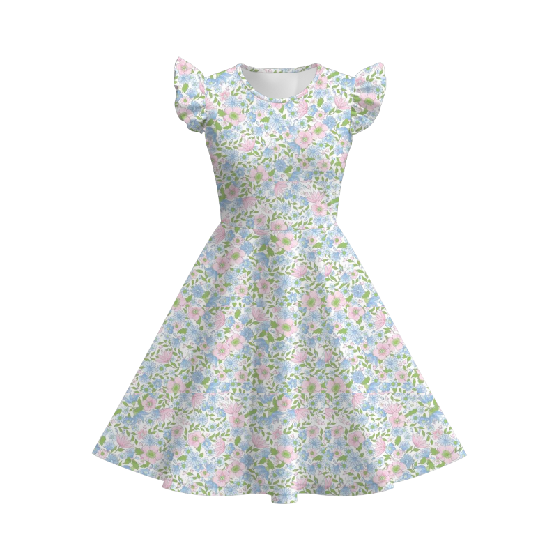 （Pre Order）Family Spring&Summer Floral Print Dress&Romper