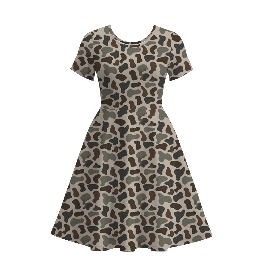 （Pre Order）Family Father's Day Camouflage Print Dress,Set,Top&Romper