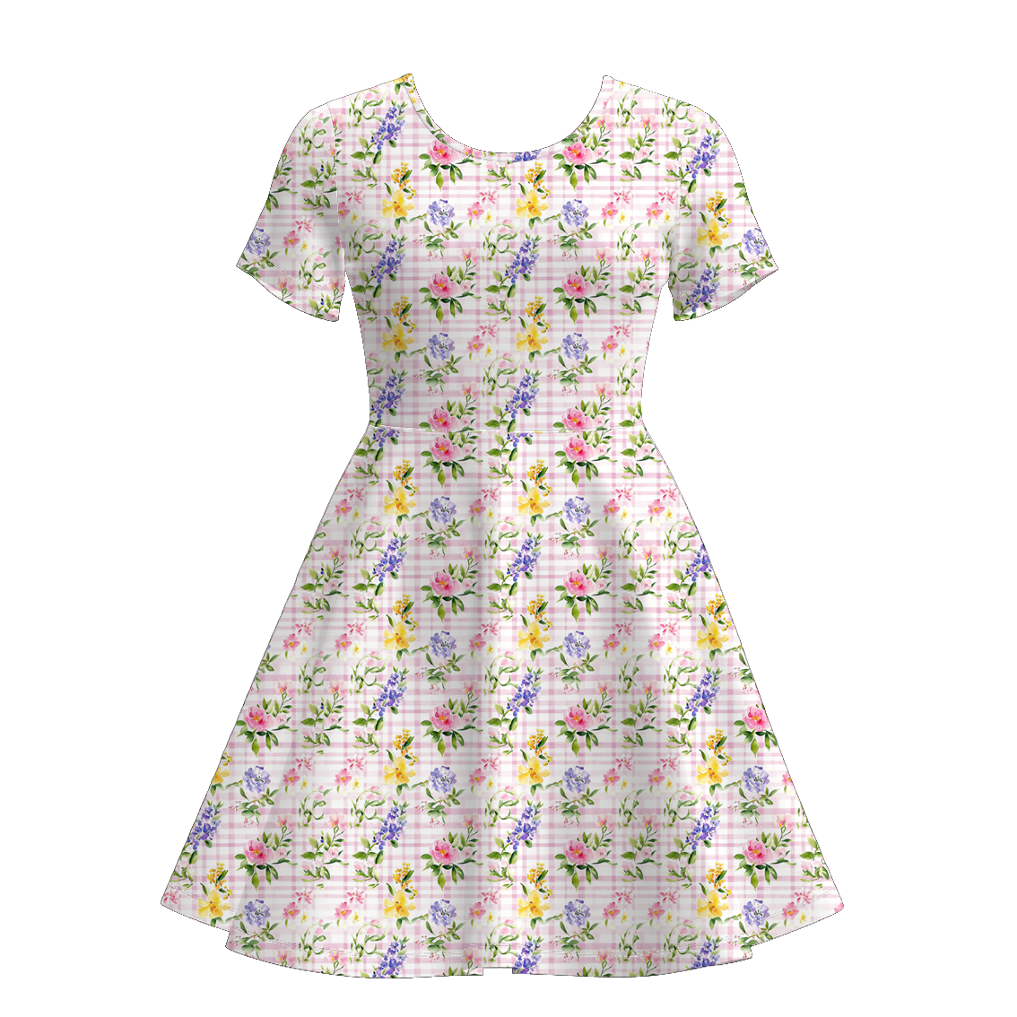 （Pre Order,Prepack Zone）Family Spring&Summer Floral Print Dress,Set&Romper（Mix Size）