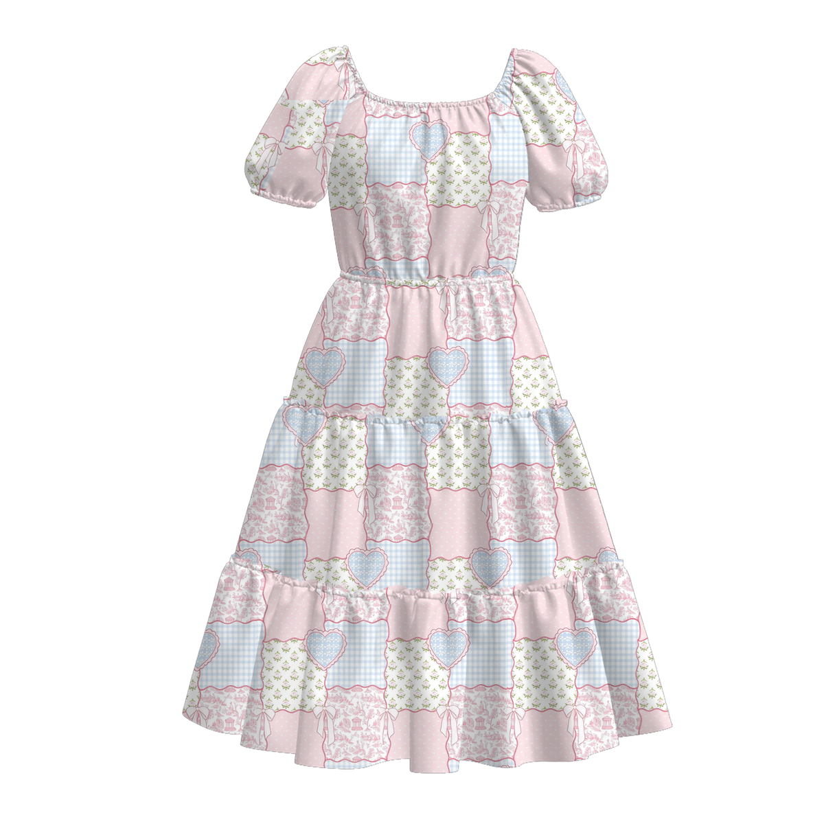（Weekly Pre-Order）Family Valentine's Day Print Dress,Set&Romper（Ends 11.1）