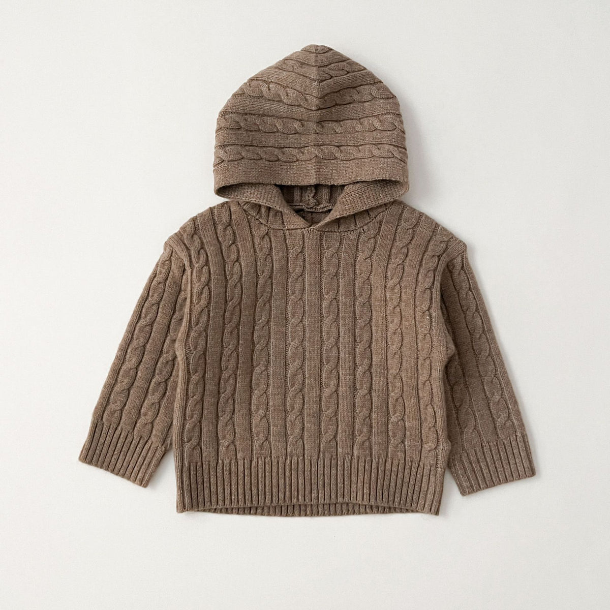（Pre Order 2 Weeks）Kids Fall Knitted Hoodie
