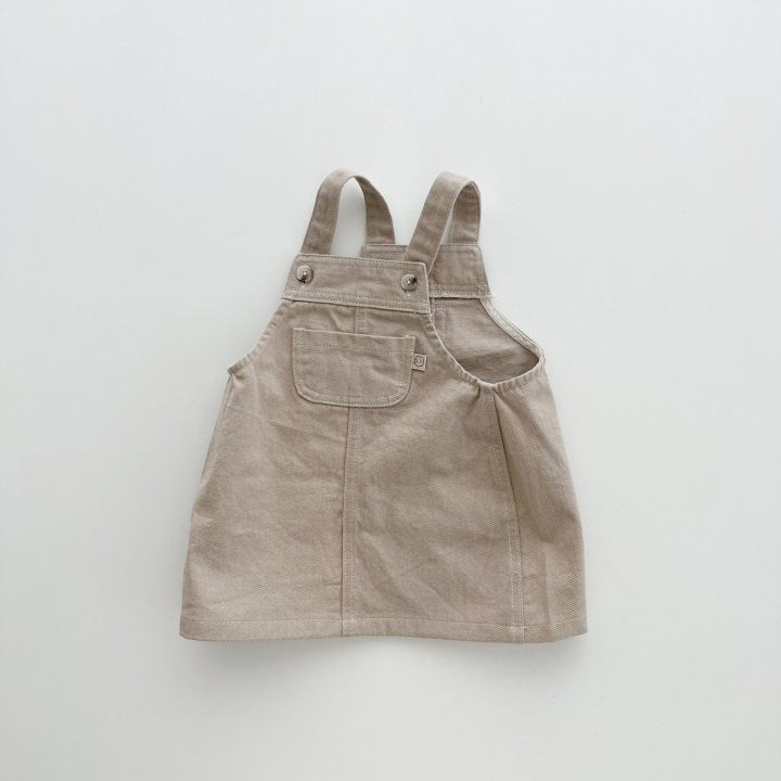 （Pre Order 2 Weeks）Girls Fall Denim Overalls