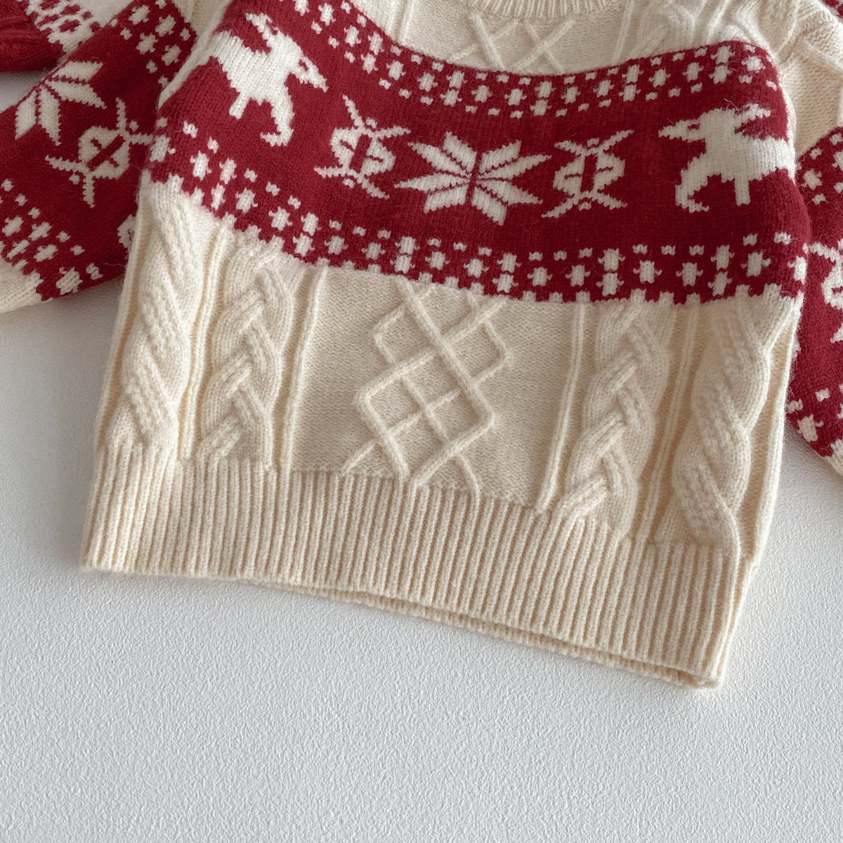 （Pre Order 2 Weeks）Unisex Christmas Jacquard Knit Sweater