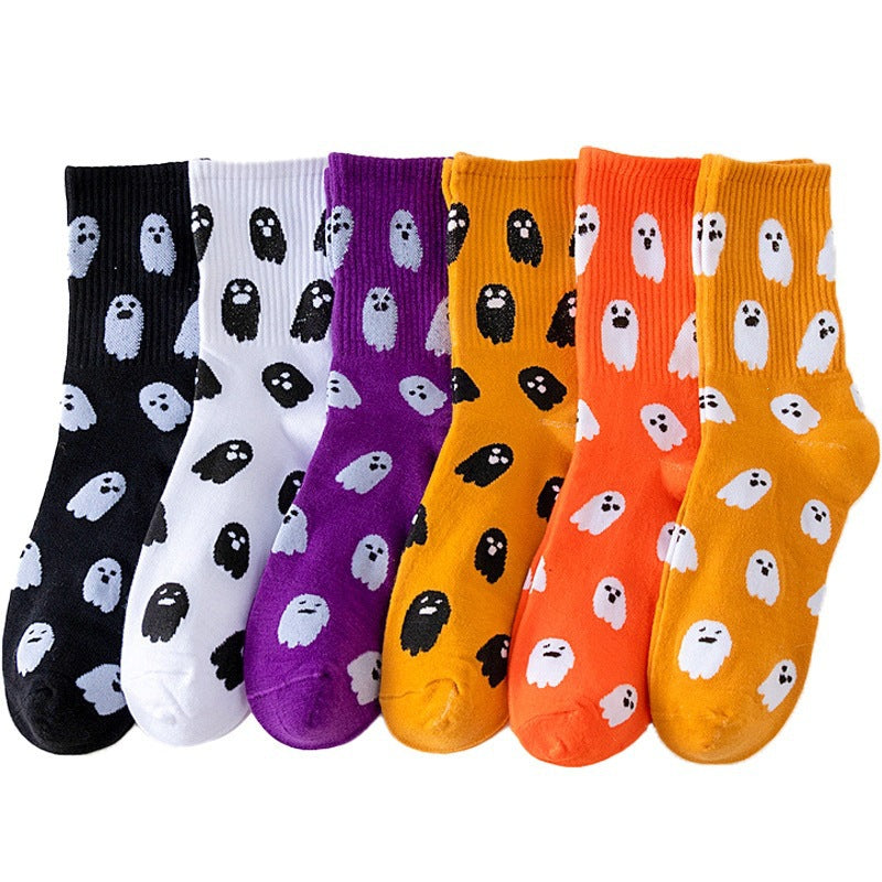 （Pre Order）Adults Halloween Ghost Socks
