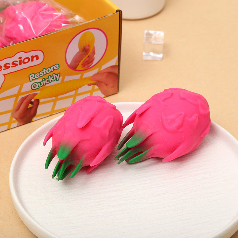 （Pre Order）Squishy Squeeze Dragon Fruit Toy