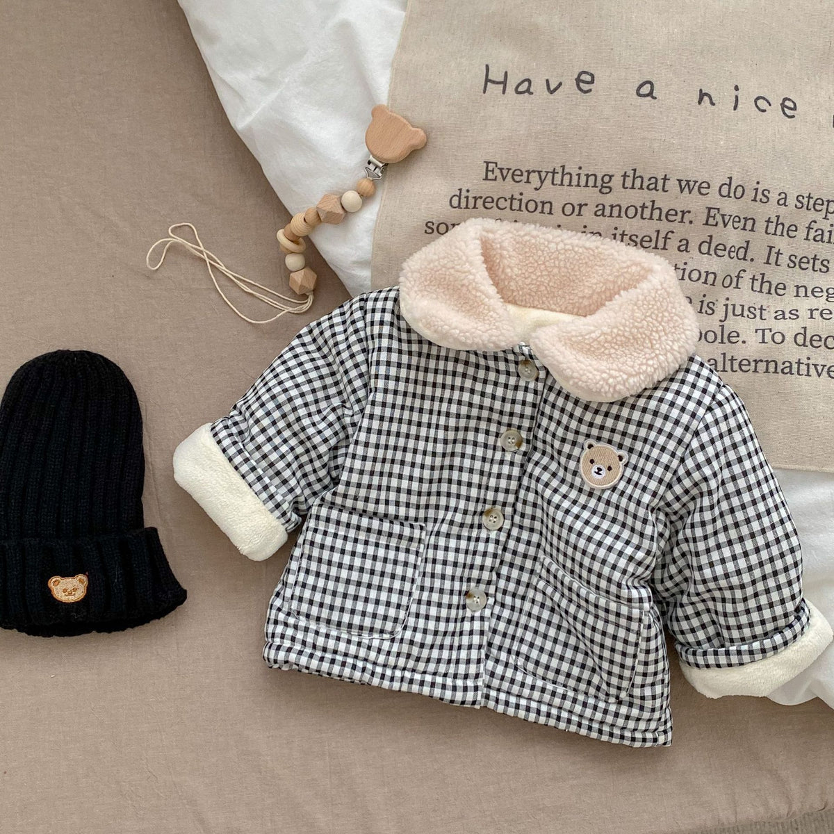 （Pre Order 2 Weeks）Kids Fall&Winter Plaid Coat