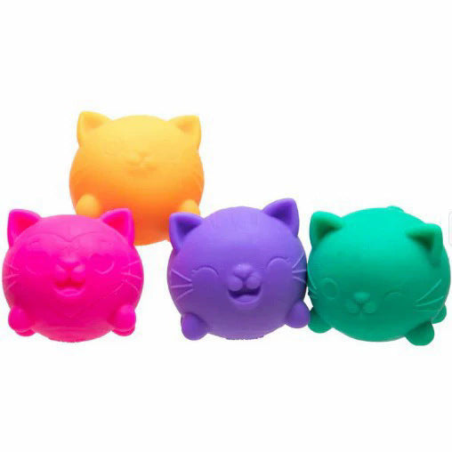 （Pre Order）Squishy Squeeze Kitty Toy-4 pcs a box