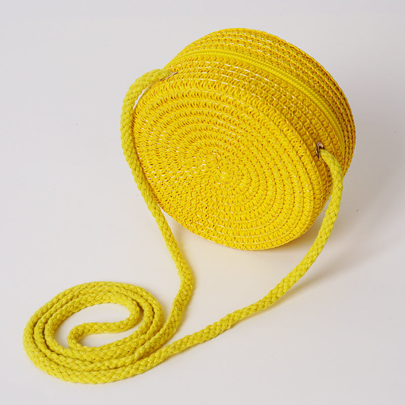 （Pre Order）Personalized Woven Bag with Name Embroidery - Customizable Bag for Kids